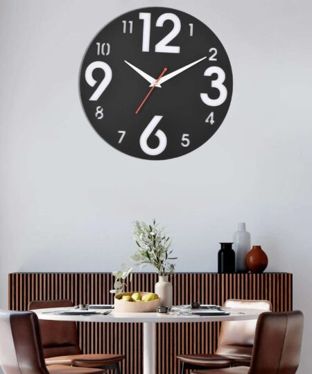 Wooden Silent Non-Ticking Wall Clock for Home Stylish Latest Designer Wall Clock for Home Living Room Bedroom Office Hall