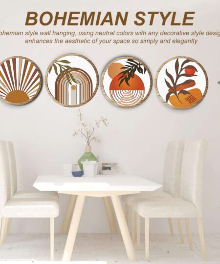 5 PCS Circle Wall Painting